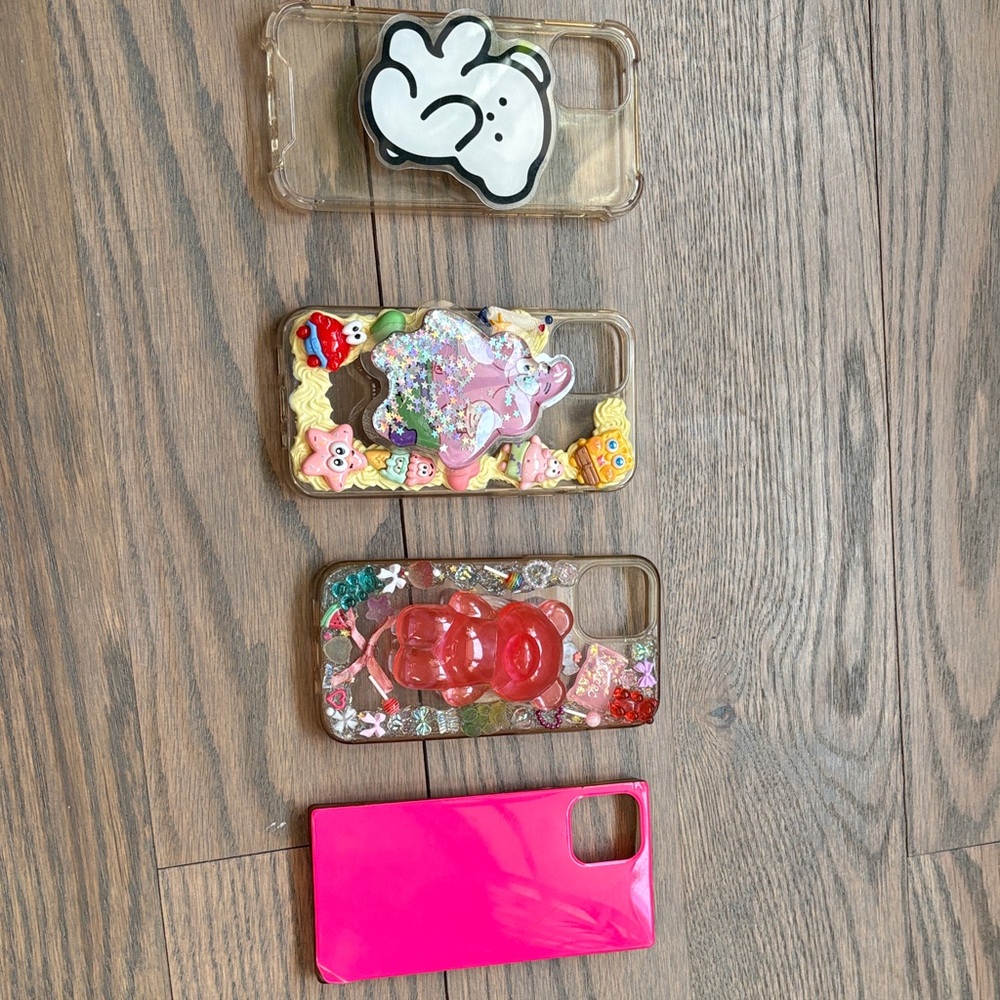 Bundle of 4 iphone 12 mini phone cases